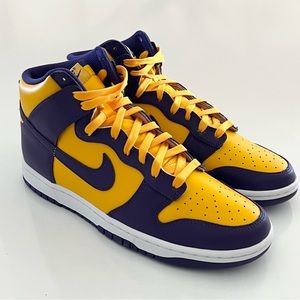 Nike Dunk High Retro Men’s size 10 - Brand New - Lakers